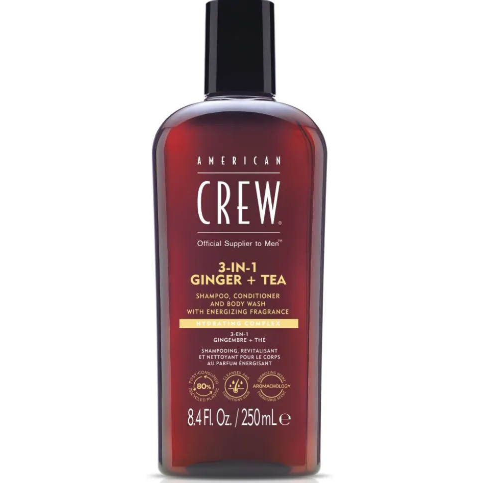 3In1 Ginger & Tea Shampoo, Conditioner & Body Wash